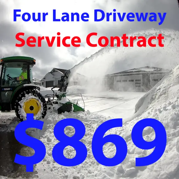 Four Lane Driveway - Service Agreement