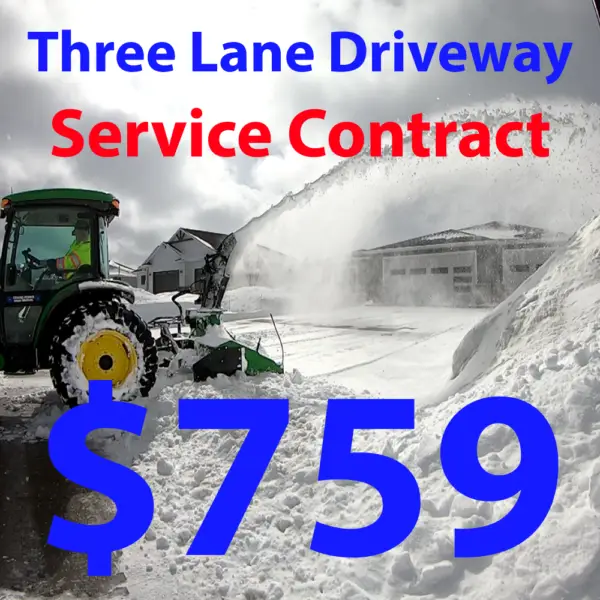 Three Lane Driveway - Service Agreement